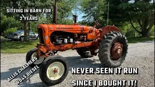 Will this Allis Chalmers Wd45 Diesel start after sitting 2 years?