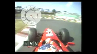 Michael Schumacher Onboard Japanese F1 GP Qualifying 2000 Pole Position