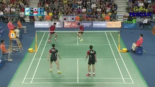 The Daddies HENDRA SETIAWAN/M.AHSAN  GOLDEN MOMMENT AT  ASIAN GAMES 2014