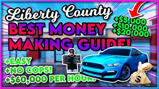 How Make LOTS of Money in Liberty County - EASY METHOD | ROBLOX EMERGENCY RESPONSE LIBERTY COUNTY