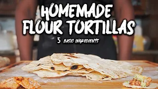 How to make Flour Tortillas: With Shortening (Fluffy and Soft)