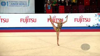 POROKHNYA Dalia (POR) - 2019 Rhythmic Junior Worlds, Moscow (RUS) - Qualifications Clubs