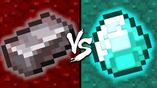 Netherite vs. Diamond - Minecraft