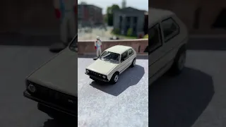 Volkswagen Golf MK1 by Schuco and garage roof by me!