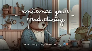 Enhance Your Productivity 🐻 Lofi Bears' Smooth Study Beats to Keep You Focused