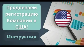 Как продлить регистрацию компании в США? | Annual Report | Продлеваю на год регистрацию LLC.