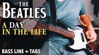 The Beatles - A Day In The Life /// BASS LINE [Play Along Tabs]