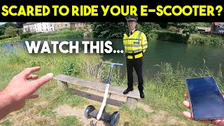 Too scared to ride your e-scooter now? watch this...