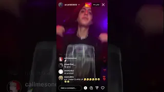 Arca in the studio on IG Live (6/30/22)