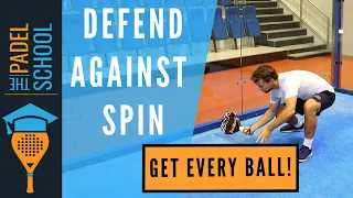 How to get DIFFICULT balls back...Padel Defending!!