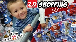 Disney Infinity Shopping w/ Chase! BAYMAX, Maleficent, Hiro + MORE 2.0 ORIGINALS! Crystal Mickey??