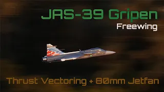 JAS-39, First Flights With Thrust Vectoring ✈️ HD 60fps
