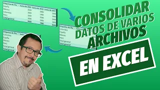 🔆 Como CONSOLIDAR datos uniendo DIFERENTES ARCHIVOS y hojas de Excel de una forma MUY SENCILLA 😎