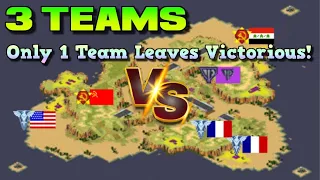 🔥 3 Teams Enter Only 1 Team Leaves Victorious! 🔥 Epic Showdown in Canyon Fodder 2v2v2 Battle Royale!