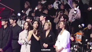 MMA 2018 Mamamoo Reaction To BTS "IDOL"