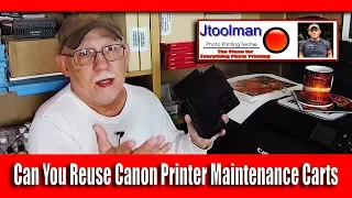 Can You Reuse Canon Printer Maintenance Carts?