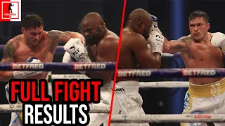 Oleksandr Usyk Vs Derek Chisora Full Fight Results