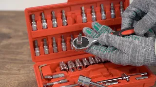 Набор инструментов для ремонта авто, 46 предметов