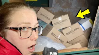 THEY LEFT US BOXES! FULL OF MERCHANDISE IN THEIR DUMPSTER!
