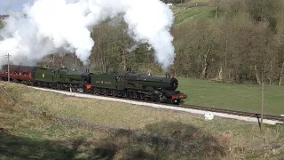 4079 Pendennis Castle breaks the Yorkshire sound barrier - K&WVR Steam Gala 2024