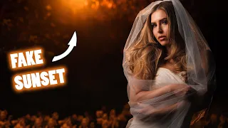 How to create a SUNSET with off camera flash
