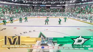 Vegas Golden Knights vs Dallas Stars - Game 3 West Finals - Stanley Cup Playoffs - NHL 23 Gameplay