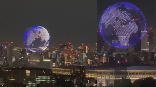 WATCH: 1,824 DRONES LIGHT UP THE SKY AT TOKYO 2020 OLYMPICS