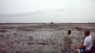 Another friendly little airboat race