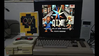 How Is Qix For Commodore 128 Better Than The C64 Version? Includes More Gameplay On Real Hardware!