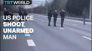 US police officers shoot man dead after he makes sudden movement