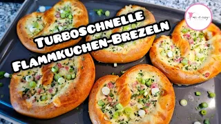 🥨 Unfassbar leckere 😋 FLAMMKUCHEN-BREZELN 🥨 Partysnack 💯 Thermomix