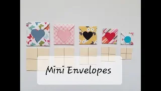 Mini Envelopes Without Punch Board: Square