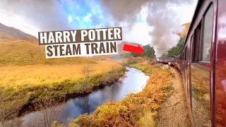 🇬🇧 I took the HARRY POTTER Train in SCOTLAND! (Glenfinnan / Fort William)