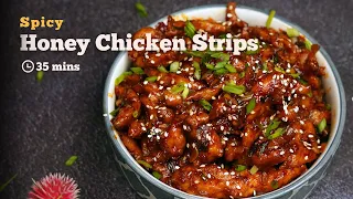 Ultimate Spicy Honey Chicken Strips | Easy Chinese Strarters | Cookd