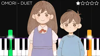 OMORI - Final Duet | EASY Piano Tutorial