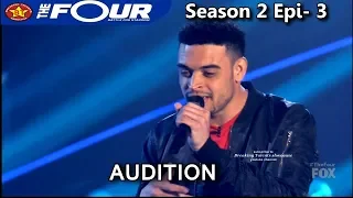 Ebon Lurks sings  “Photograph” Audition The Four Season 2 Ep. 3 S2E3