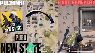 My First PUBG NEW STATE Gameplay Landed On Pochinki Can I Survive And Win