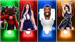 Titan Speakerman vs FIFTY FIFTY Cupid vs Skibidi Toilet vs The Girls BLACKPINK