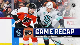 Kraken @ Flyers 2/10 | NHL Highlights 2024