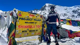 Youngest Biker to reach Shinkula Top - Gateway to Zanskar🔥