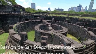 Baluarte de San Diego, Intramuros, Manila, Philippines 4K