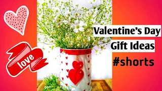 DIY Planter/Best With Waste/Tin Can Craft/Recycled Craft/Valentine Day Special/#hildacrafty/#shorts