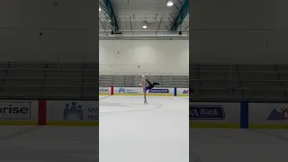 Combo spinning #figureskating #iceskating #skating #jumping #spinning #progress #explore #shorts