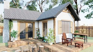 35m2  (376 sqft ) Beautiful Small House | Simple Life