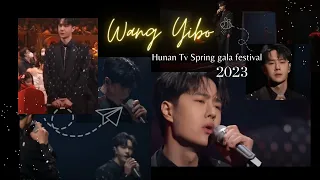 Wang Yibo in Hunan TV Spring festival gala 2023
