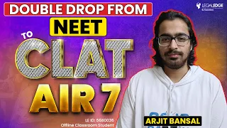 CLAT 2024 Topper AIR 7 - Arjit Bansal Interview | CLAT 2024 Results