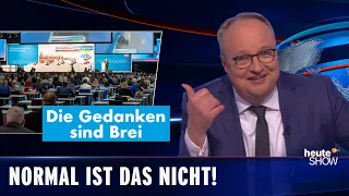 AfD-Wahlprogramm 2021: Wehrpflicht, Grenzzäune und EU-Austritt | heute-show vom 16.04.2021