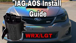 IAG AOS STREET Install Guide For 08-14 Subaru WRX