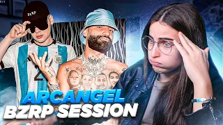 ESPAÑOLA REACCIONA A ARCANGEL || BZRP Music Sessions #54