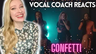 Vocal Coach Reacts: LITTLE MIX 'Confetti' Acoustic Live Performance!